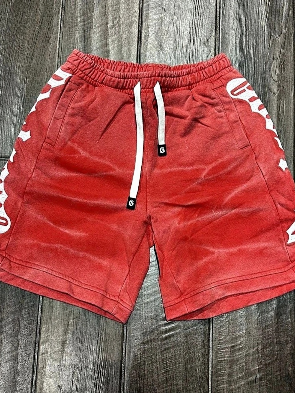 Godspeed Red Cotton Shorts